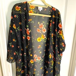EUC size large Lularoe Shirley kimono